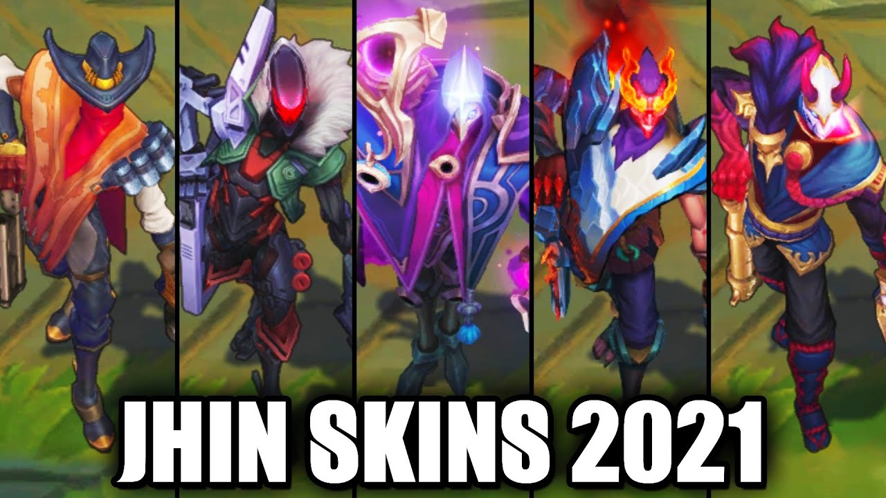 All Jhin Skins Spotlight 2021 (League of Legends)